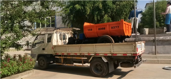 朱陽(yáng)2噸電動(dòng)三輪車(chē)發(fā)貨